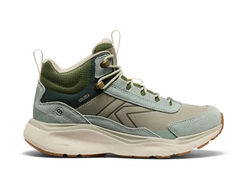 KEEN # LEIKI LEATHER MID ICEBERG GREEN/B KEEN # LEIKI LEATHER MID ICEBERG GREEN/B