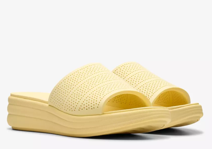 CLARKS DRIFT TWIST JAUNE PALE