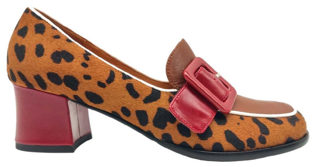 TAMARA # ALLY OOP LEOPART COGNAC MULTI