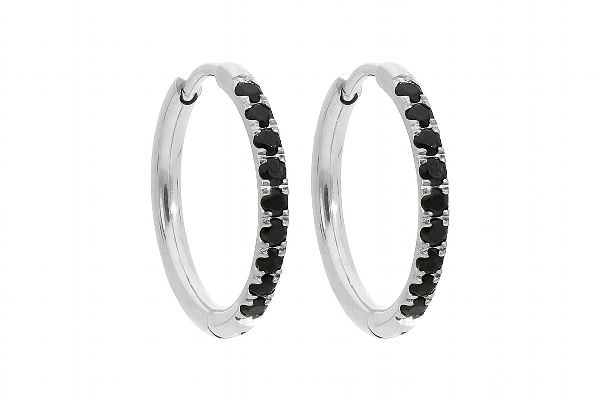QUDO # ETERNITY 18MM BOUCLES D'OREILLES